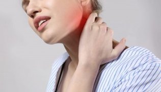 The pain in the neck when osteochondrosis.